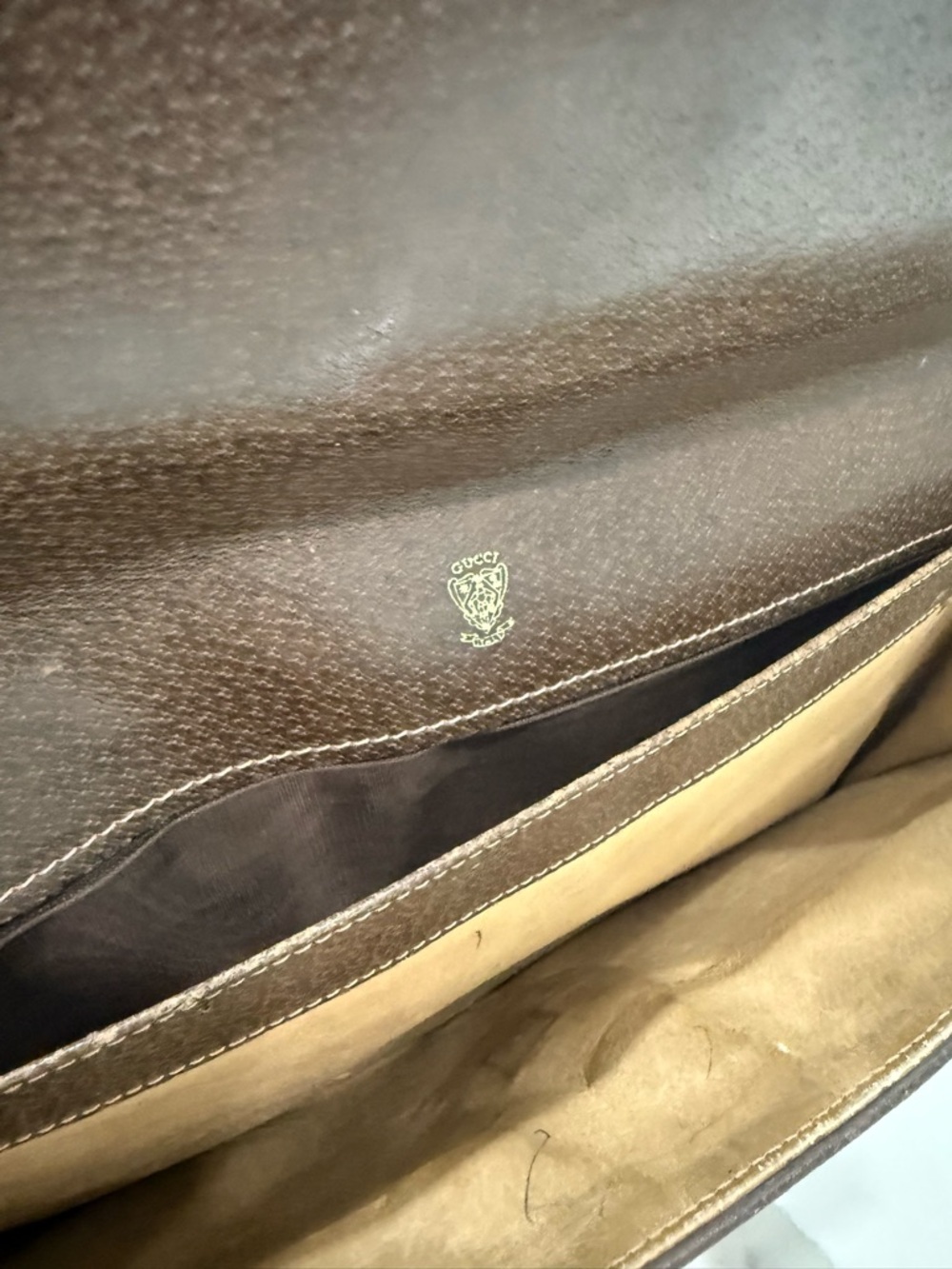 THIS ITEM HAS HAS BEEN SOLD! PROJECT ITEM: Gucci Vintage Document Case 1970s: - Picture 11 of 13